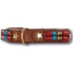 Handgjort designerhalsband med indiansk design